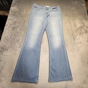 Levis 518 Bootcut Jeans Womens 9 Light Wash Blue Stretch Low Rise 5 Pocket